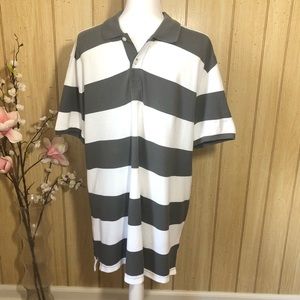 G.H. Bass & Co Striped Rugby Polo Big & Tall